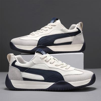 Genuine Leather Running Shoes for Men Casual Sports Sneakers - Non-slip Jogging Trainers Hot Sale Free Shipping