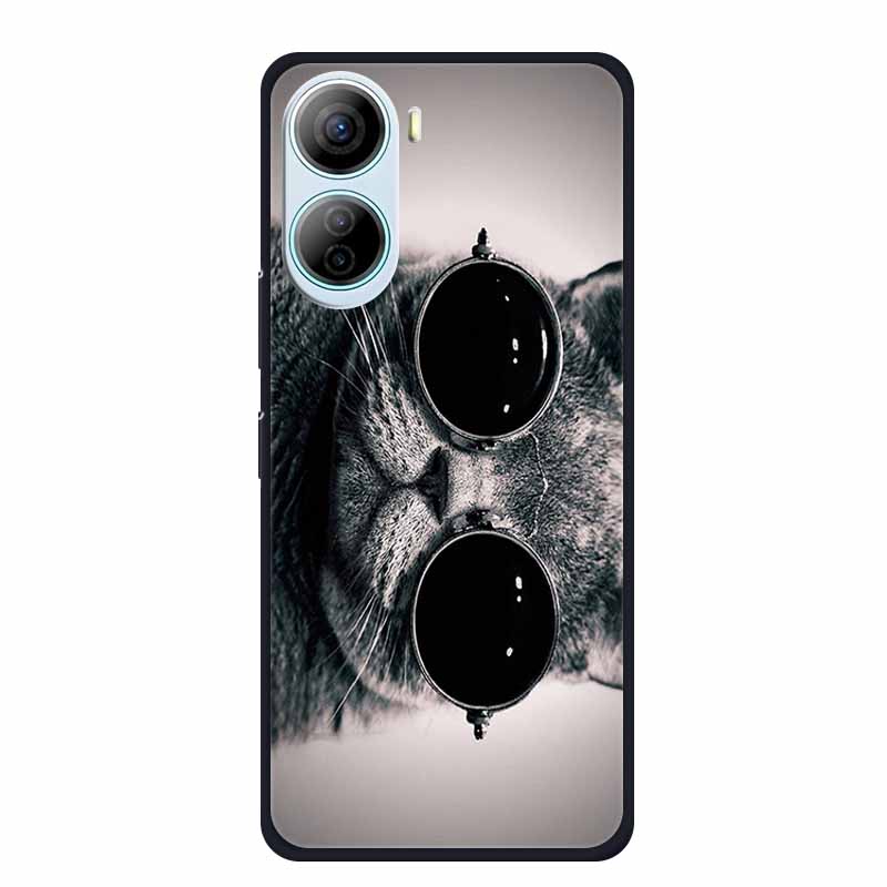 For ZTE Libero 5G IV Case Animals Silicone TPU Back Cover Soft Phone Cases for ZTE LiberoIV 5GA302 Protector Wolf Cool New Shell