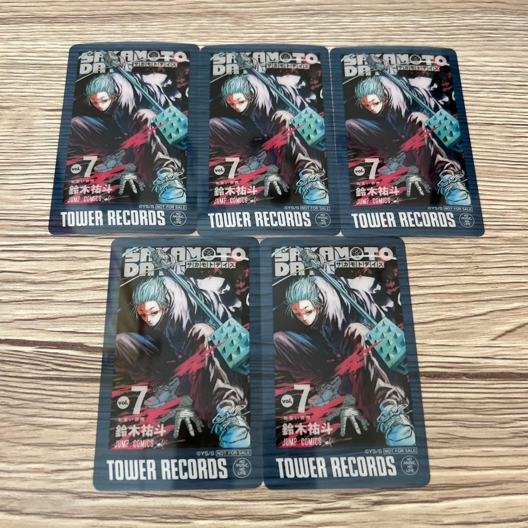 

[USED] Sakamoto Days Tower Records Original Art Exhibition Bonus Clear Card