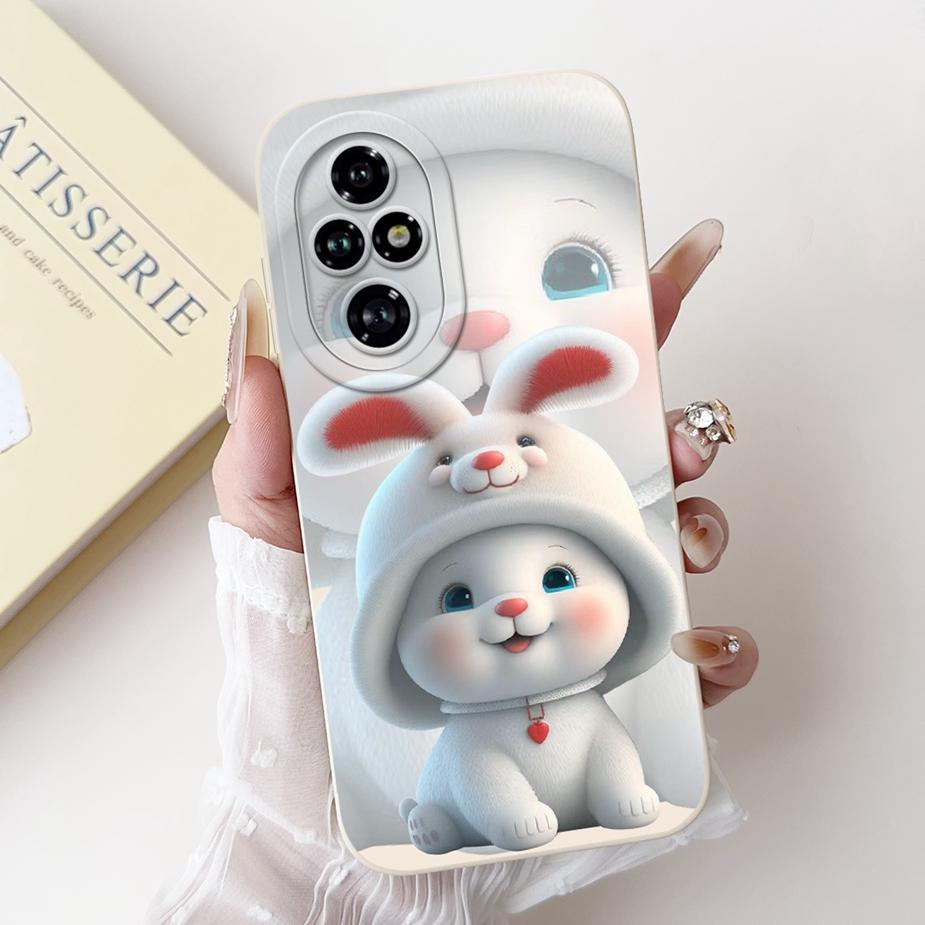 For Honor 200 Pro Case ELP-AN00 Cute Panda Cartoon Cover Shockproof Soft TPU Phone Case For Honor 200 Pro Honor200 Fundas Bumper