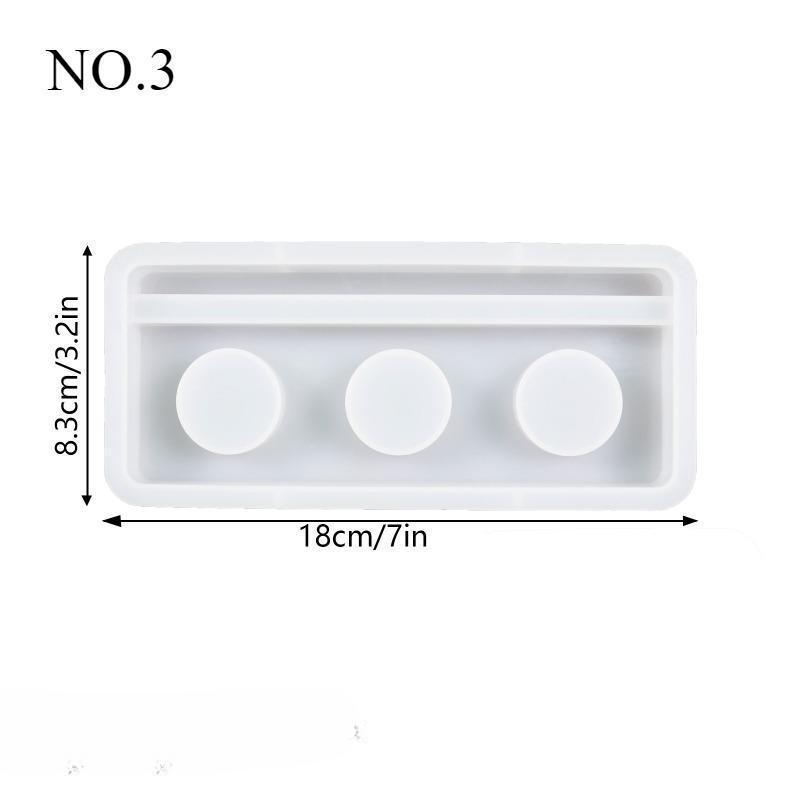 Christmas Tree House Plugin Decoration Gypsum Mold DIY Silicone Mold