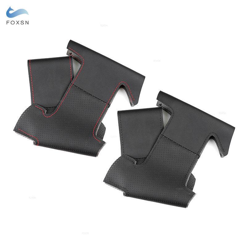 Car Steering Wheel Leather Cover For Mitsubishi ASX 2010-2013 Lancer X 10 2007-2015 Outlander 2006-2013 Pajero Sport 2008-2016