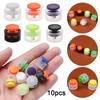 10pcs 17*16mm 7mm Hole Double Holes Plastic Stopper Apparel Shoelace Toggle Clip Cord Lock Bean