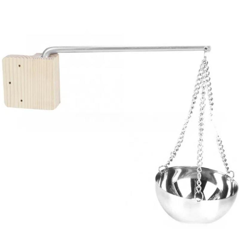 Stainless Steel Sauna Oil Cup Aromatherapy Bowl Essential Oil Container for Sauna Room Accessories Easy to Use Durable