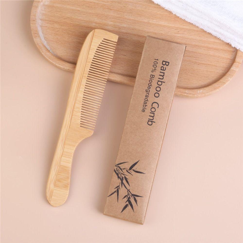 Portable Wooden Comb Hair Care Anti-static Hair Brushes Natural Massage Hair Combs