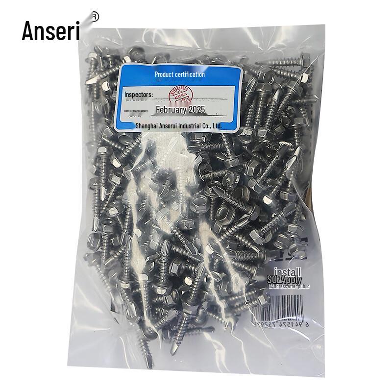 Ansairui 410 SS Hex Head Self-Drilling Screws