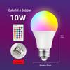 RGB Colorful Dimming E27 LED Bulb with Remote Control and Memory