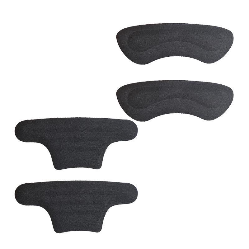 New Five-piece Self-adhesive Non-slip Forefoot Pad with Cloth Heel Sticker Two-in-one Half-yard Pad Transparent Round Sticker Can Be Pasted At Will