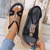 Large Size Platform Sandals Women's Summer TEUM Outer Sandals Women