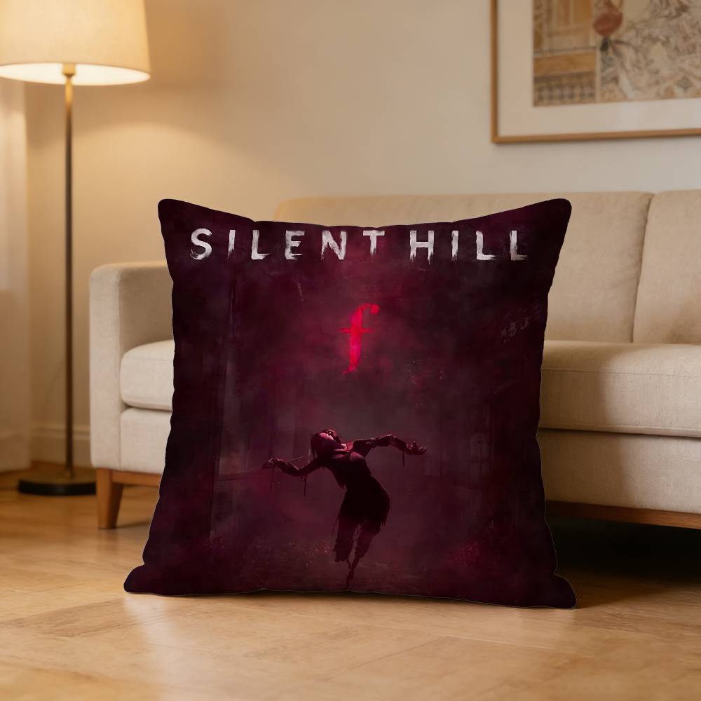 Horror SSilent HHill F Pillow Case Pattern Printed Pillowcase For Living Room Sofa Cushion Cover