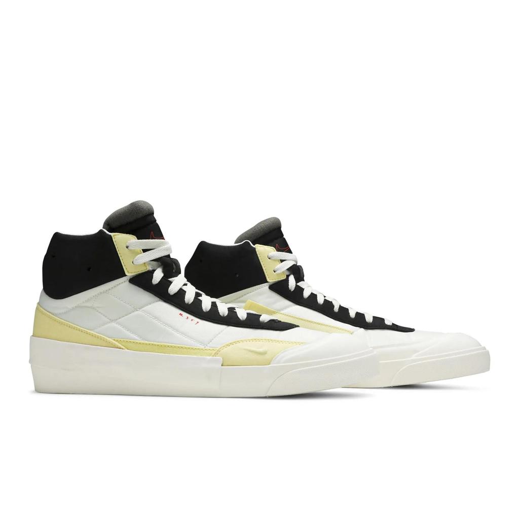 Nike Drop Type Mid 'Sail' (Unisex) Sail / Black / Bicycle Yellow / Habanero Red Skate Shoes BQ5190 102