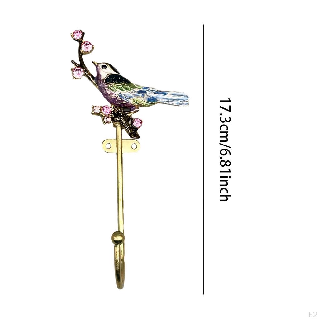 Bird Wall Coat Hook Easy To Install Durability Decorative Hanger Hanging for Coats Doorway