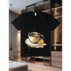 2025 New Men's Printed Short - Sleeve T - Shirt for Summer  A Loose and Trendy Top