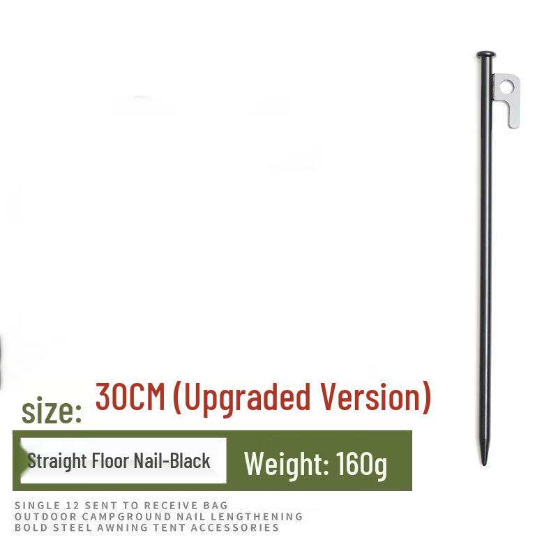 OEING Outdoor Camping Tent Tarp Steel Ground Pegs 30cm