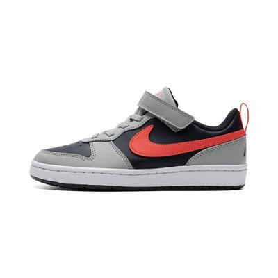 Court Borough Low Recraft PS Light Smoke Bright Crimson Kids Sneakers Grey Light-Smoke-Grey Dark-Obsidian DV5457-003