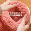 Cotton Slippers Bag Heel Women's Large Size Plush Warm Thick Sole Home Household Men's Striped Cotton Shoes Men's Winter Special Large Size