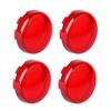Motorcycle Bullet Turn Signal Light Lens Cover Red Smoke Clear ABS Plastic Indicator Blinker Shell Case Replacement for Harley Sportster Dyna Softail