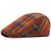 Ht4781 Berets Spring Summer Men Women Cap Vintage Plaid Artist Painter Beret Hat Male Female Ivy Flat Cap Adjustable Beret Caps