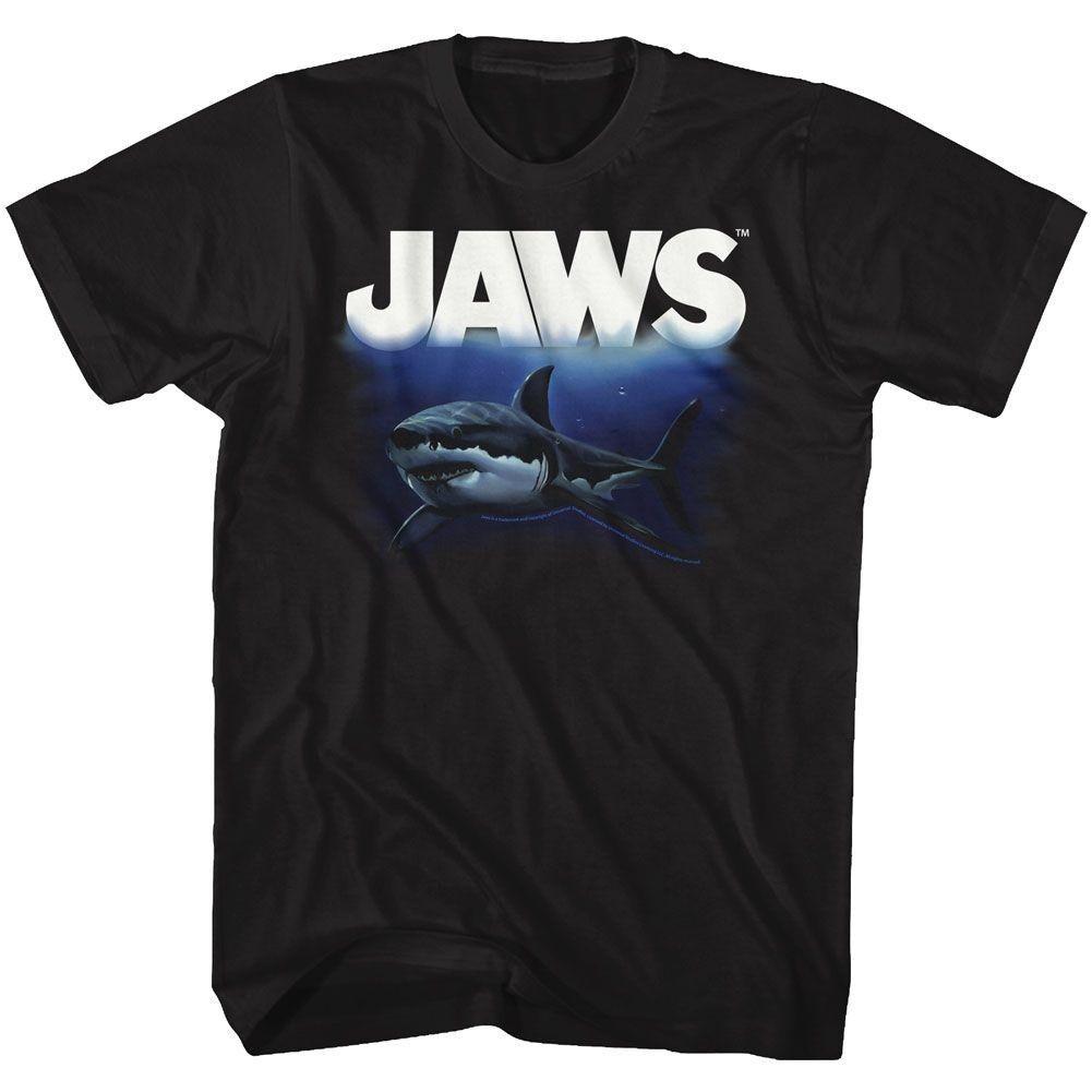 Jaws Deep Blue Sea T-Shirt_Black XL