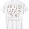 Jesus Loves You Christian Graphic Tees T-Shirt