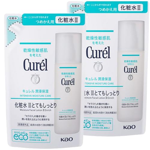 

[2 упаковки] Curel Лосьон III (Очень увлажняющий) Заправка, 130 мл x 2 (4901301411273-2)