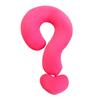 Neck Mark Question Pillow Plush Toy Cartoon Stuffed Doll Cute Cushion Decorative