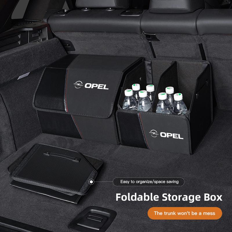 Folding Car Trunk Organizer Box Storage Bag Tools Tidying For Opel Corsa D Astra Insignia Mokka Adam Combo OPC Vauxhall Vectra H