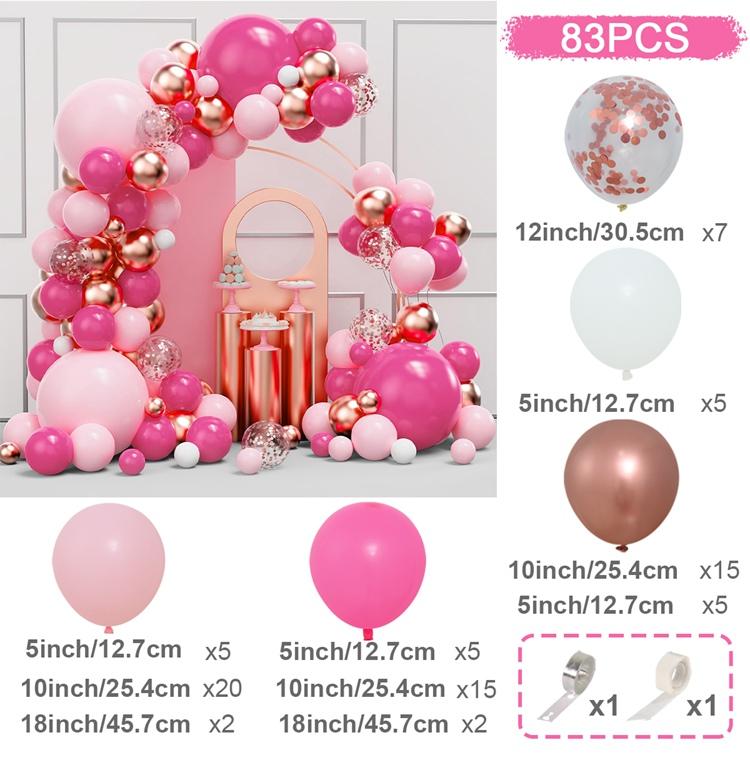 

Розовое золото воздушные шары гирлянда арка набор украшение для вечеринки по случаю дня рождения дети свадьба принадлежности из латекса балон украшение для детского праздника As picture