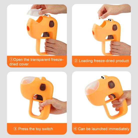 Pet Treat Launcher Dogs Cats Interactive Dispenser Puppy Snacks Feeder Encourages Healthy Activity Training Reward Toy