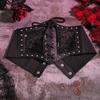 Solid Color Lace Cummerbunds Leather Wide Waist Corset Fashion Corset Belt  Girls