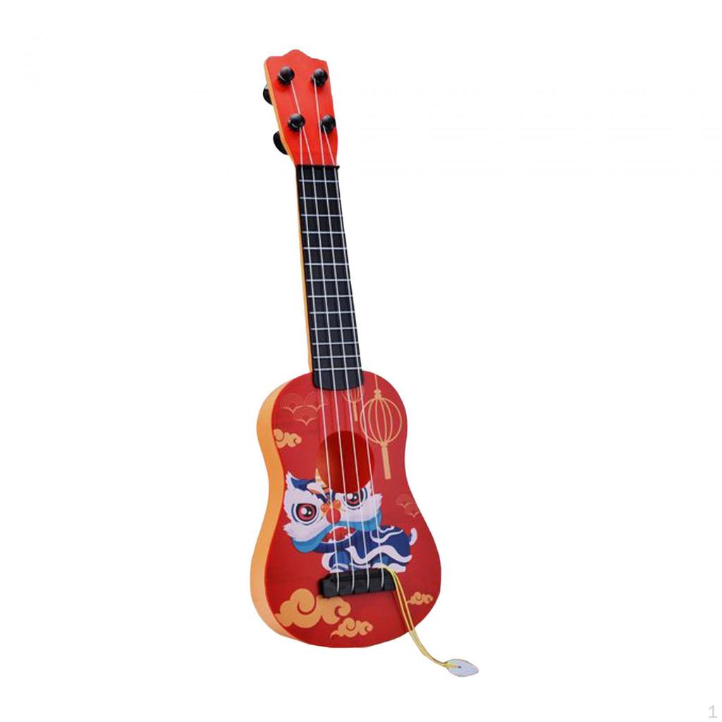 Kids Guitar Toy 4 String Mini Early Learning Ukulele Musical Instrument Educational
