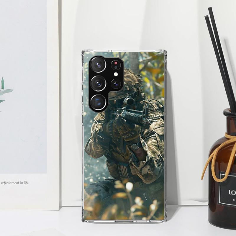 Military Army Special Forces Phone Case For Samsung Galaxy S26 S25 Edge S24 FE S23 S22 Ultra S21 Plus S20 + Art Fundas Back Cove