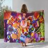 Cartoon B-Brawl Game Flannel Blanket,Ultra Soft Warm Plush Throw for Home Bedroom Bed Sofa Cover Office Camping Picnic Gift