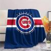 Chicago Cubs Flannel Blanket, High quality Comfortable for All Seasons, Home Decor, Warmth and Comfort