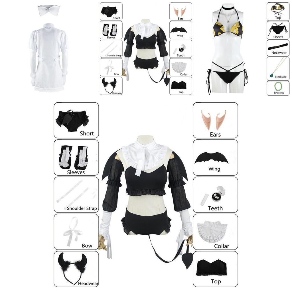 My Dress-up Darling Wakana Gojo Cosplay Costume For Anime Fans Pure Lovely Marin Swimsuit Nurse Outfit Catgirl Gift