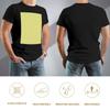 Jeff Goldblum Pattern Gold T-Shirt Cotton Graphic Tees Blanks Korean Fashion Heavyweights Men Workout Shirt