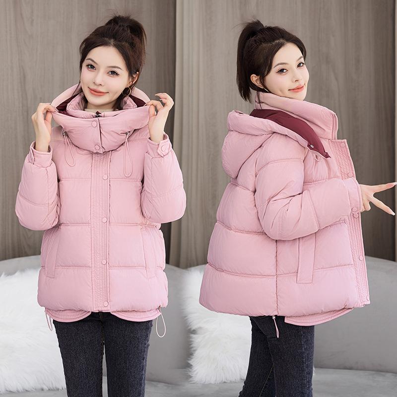 2025 Winter New Down Cotton Jacket Women's Short Thickened Bread Jacket Korean Version Loose Student Cotton Jacket