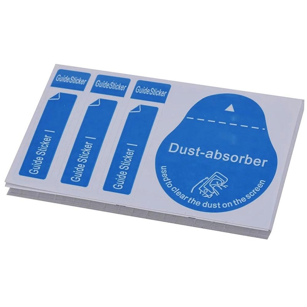 Führungsaufkleber Staubpapier Bildschirmreinigungswerkzeug Staubentfernungsaufkleber Handy Staubabsorber