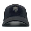 Skull Hat Adjustable Elastic Soft Fashionable Black Skull Embroidery Pattern HipHop Hat for Men