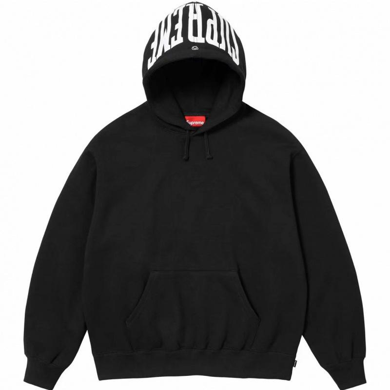 Supr Hoodie Men`s Fleece-Lined Loose Streetwear