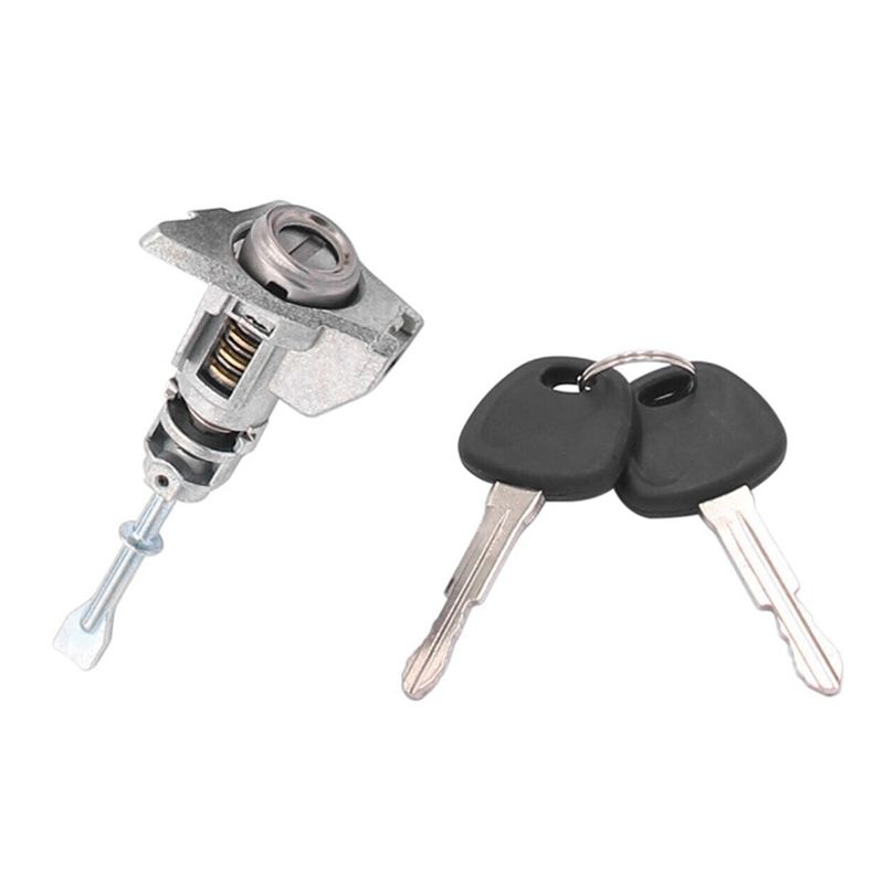 

ABWR-LH Driver Side Door Lock Cylinder & Keys Car Accessories Silver For Elantra 1.8L 2.0L 2011-2016 81970-3XA00 серебряный