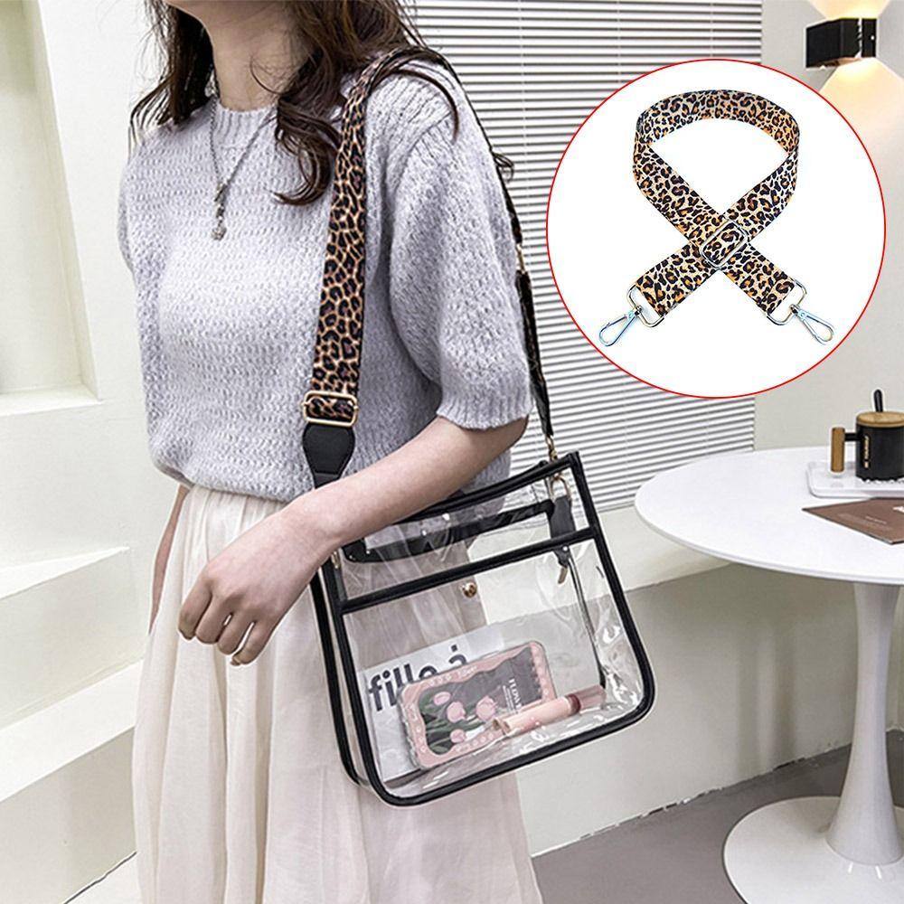 

Женский регулируемый сменный ремень для сумки на плечо с леопардовым принтом