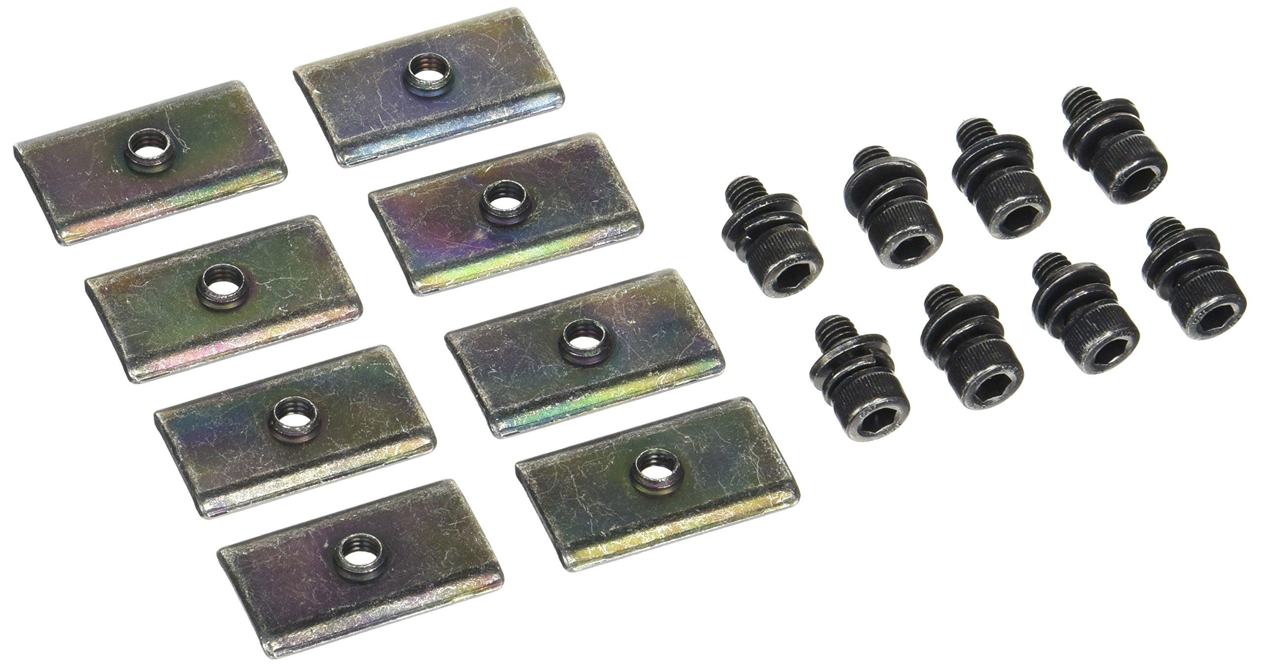 

Terzo Roof Carrier and Base Carrier Mounting Holder for Nissan Wingroad Y11 (by PIAA) Set, Bolt-On Type, (DR5) чёрный