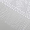 Printed Butterfly Lace Scarf Hollow Tassel Triangle Scarf Embrodiery Women Headscarf Femme Shawls Scarves Long Veil Floral Scarf