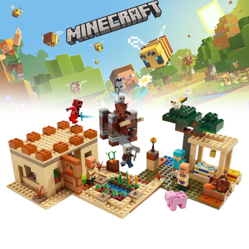 Compatible Lego My Villagers Attack 21160 Building Blocks Toy Set For Kids 800 Pieces