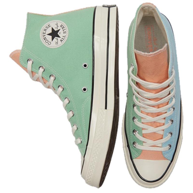 Converse 1970s Chuck Taylor All Star Comfortable and Versatile High-Top Espadrilles Unisex 'Blue Green'