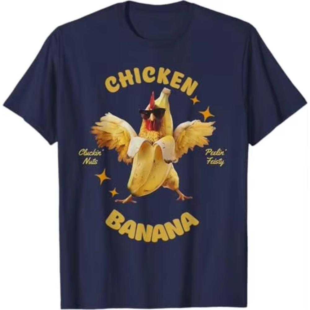 Vtipné Kuře Banán Pánské Dámské Dospívající Dětské Taneční Tričko Humor Milovník Tance Grafický Outfit Y2k Design Nápisové Tričko Novinka Dárek