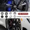 4Pcs 57/62mm Car Wheel Center Hub Cap Rim Cover For Toyota Corolla RAV4 LEVIN Yaris C-HR Camry Prado Prius Car Auto Accessories