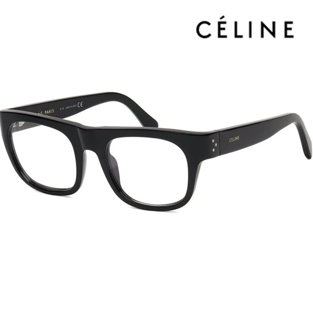

Celine Eyeglass Frame CL50033I 001 Thick Black Horn-rimmed Daily Square Fashion