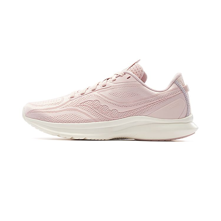 SAUCONY Kinvara Lightweight Cushioning Slip-Resistant Durable Low-Top Running Shoes Women Sneaker Soft-Pink S18197-4